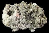 Marcasite, Quartz and Bladed Barite Association - Morocco #107916-1